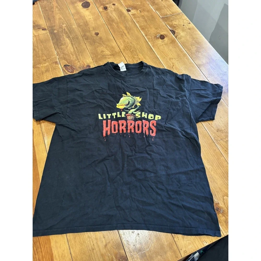 Little Shop of Horrors Audrey II Black T-Shirt Men's XL Gildan Costume Tee